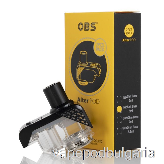 Vape 10000 Дръпки Obs Alter Replacement Pods 5ml Refillable Pods